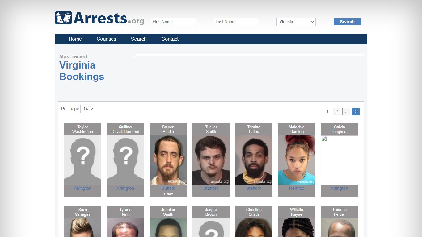 Virginia Arrests and Inmate Search